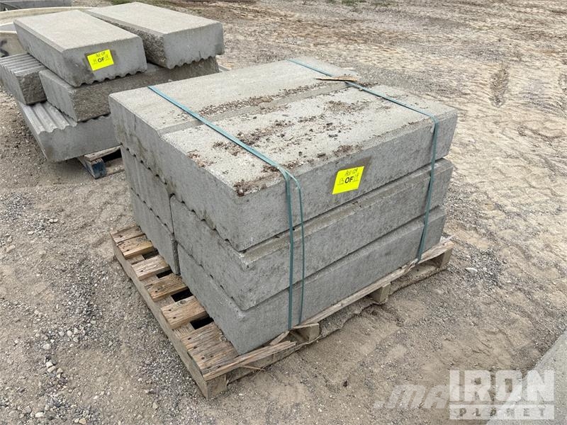 Quantity of (21) Pallets of Sewer Risers, Grates a Ďalšie poľnohospodárske stroje