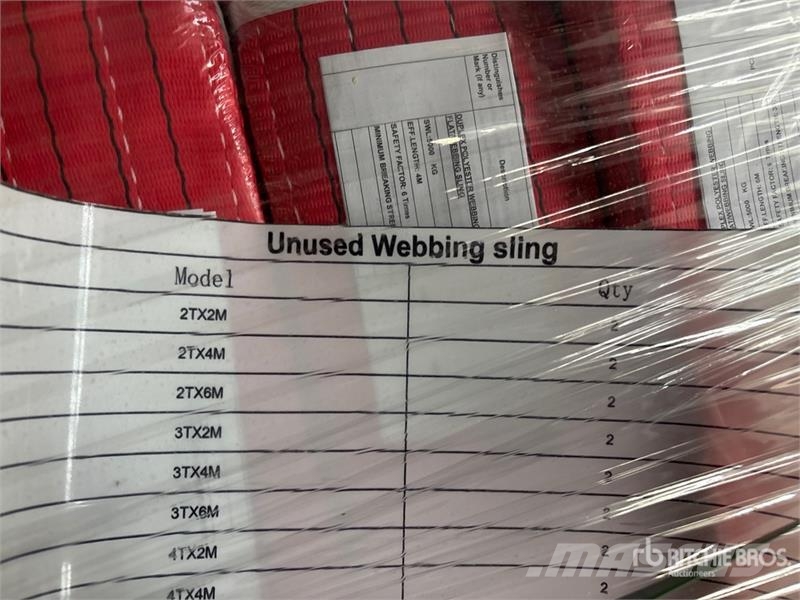 Quantity of (22) Greatbear Polyester Webbing Sling Crane spares & accessories