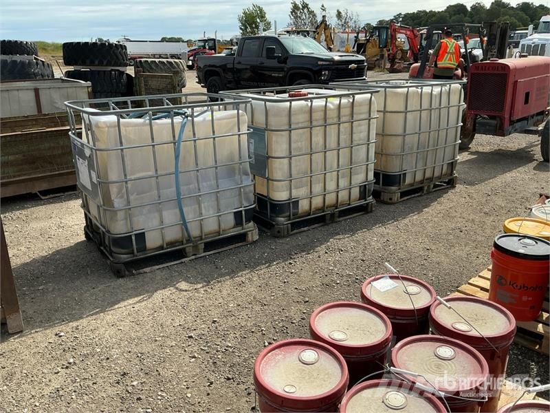 Quantity of (3) 1040 L Chemical Totes Other components