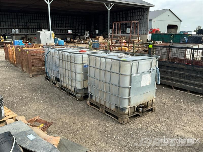 Quantity of (3) 1040 L Chemical Totes Other components