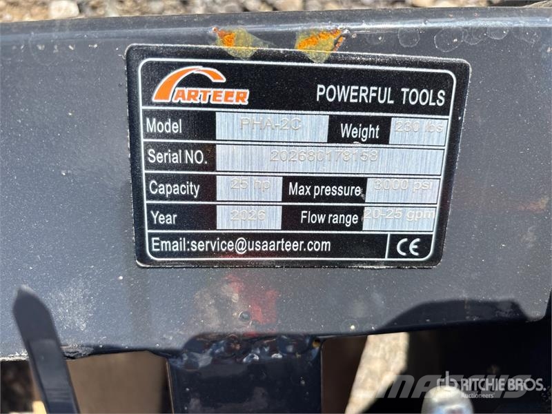 Quantity of (3) ARTEER PHA-2C-3 Skid Steer 3-Poin Other components