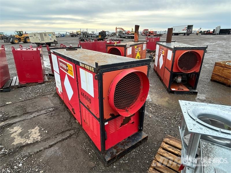 Quantity of (3) Blaze 1000D/G 1000000 BTU Space He Oprema za grijanje i odmrzavanje
