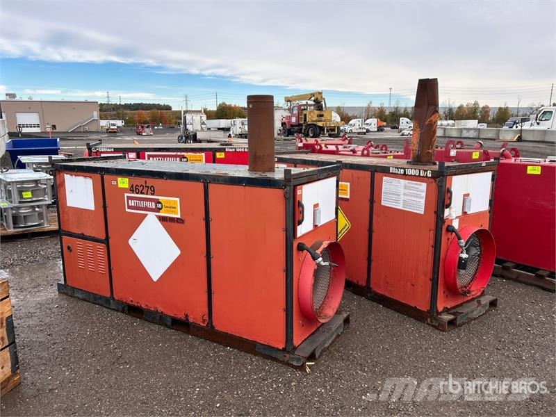 Quantity of (3) Blaze 1000D/G 1000000 BTU Space He Oprema za grijanje i odmrzavanje