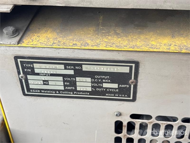 Quantity of (3) ESAAB Electric Welder Welding machines