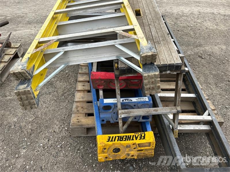 Quantity of 3 ft-8 ft Assorted Ladders Other components