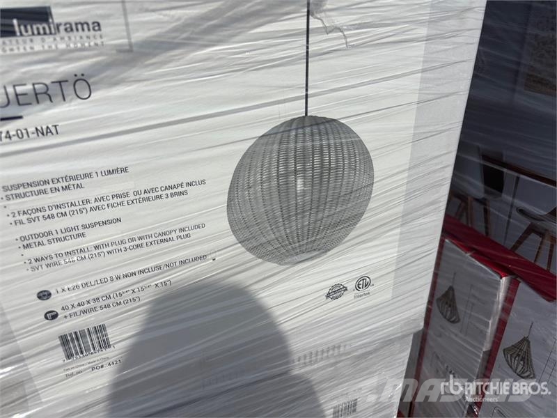  Quantity of (3) Pallets of Lighting Fixtures Drugi deli
