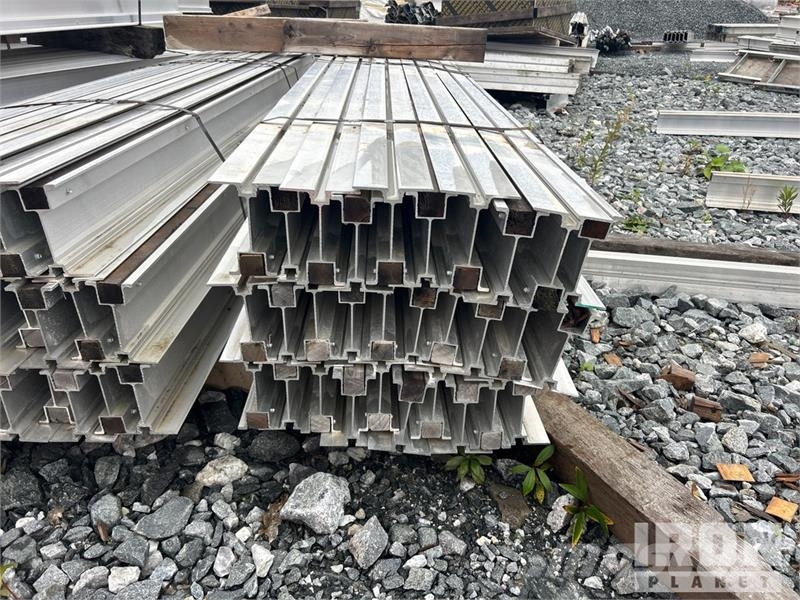  Quantity of (30) 8 Ft Aluminum Beams Winches, hoists and material lifts