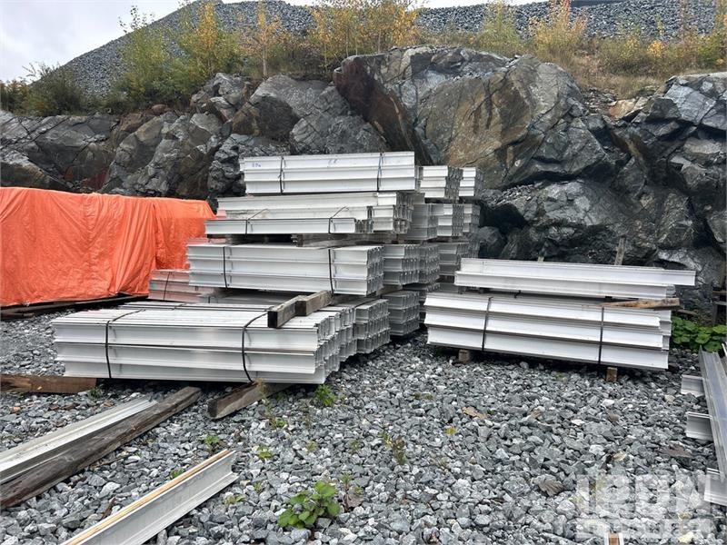  Quantity of (30) 8 Ft Aluminum Beams Winches, hoists and material lifts