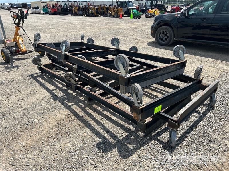  Quantity of (4) 10' x 4' Wheel Cart مكونات أخرى