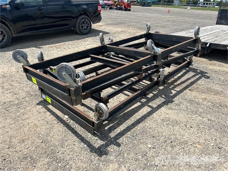  Quantity of (4) 10' x 4' Wheel Cart مكونات أخرى