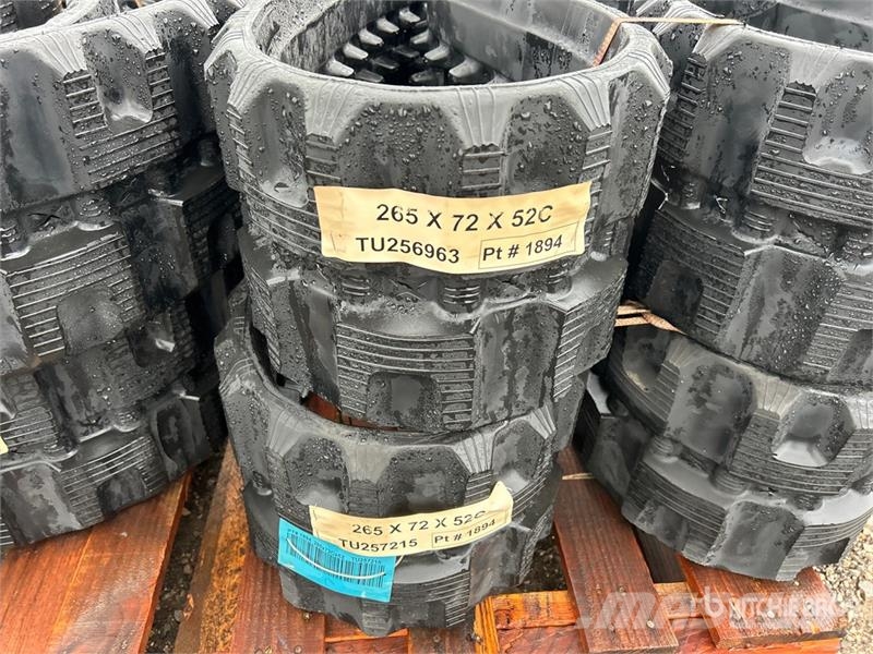  Quantity of (4) 265 mm x 72 mm x 52 mm 10" Rubber  مكونات أخرى