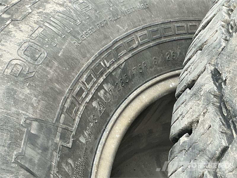  Quantity of (4) 285/75R16 Tires Gume, kolesa in platišča