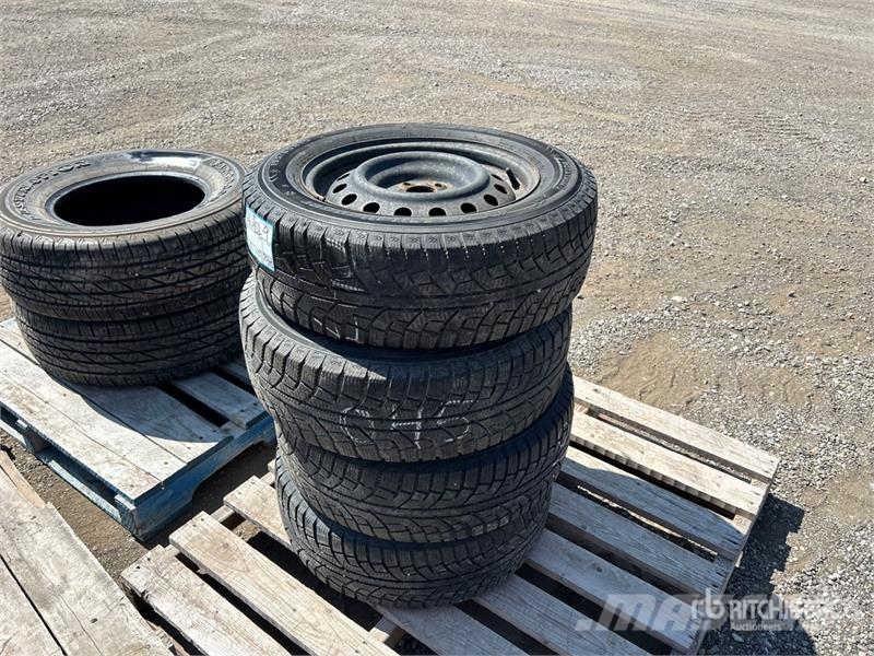 Quantity of (4) Aelus Ice 195/65R15 Winter Tires Tyres, wheels and rims