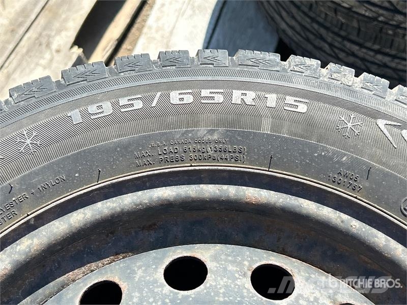 Quantity of (4) Aelus Ice 195/65R15 Winter Tires Tyres, wheels and rims
