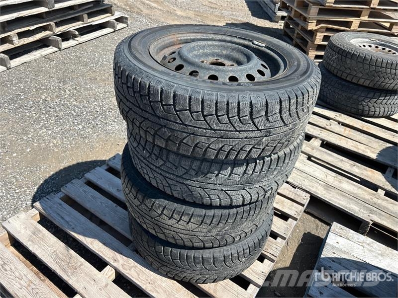 Quantity of (4) Aelus Ice 195/65R15 Winter Tires Tyres, wheels and rims