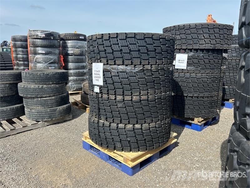 Quantity of (4) Beaver 17.5R25 Radial Tires (Unuse Gume, točkovi i felne