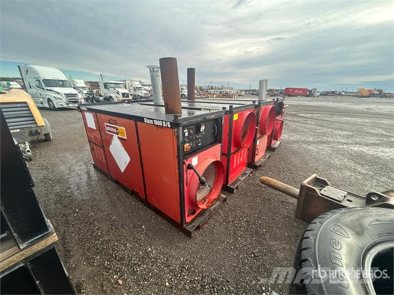 Quantity of (4) Blaze 1000D/G 100000 BTU Diesel Fi Oprema za grijanje i odmrzavanje
