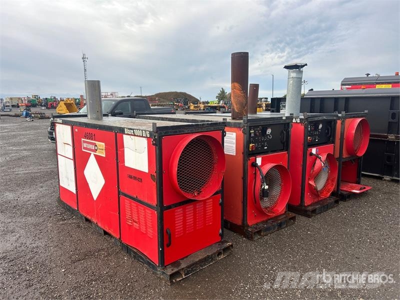 Quantity of (4) Blaze 1000D/G 100000 BTU Diesel Fi Oprema za grijanje i odmrzavanje