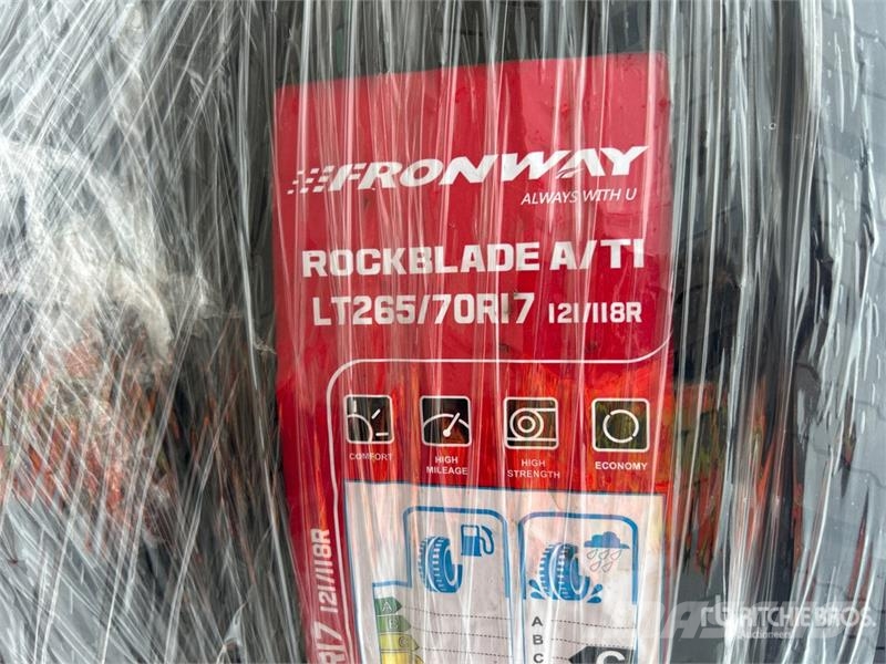 Quantity of (4) Fronway 265/70R17 Tires (Unused) Tyres, wheels and rims