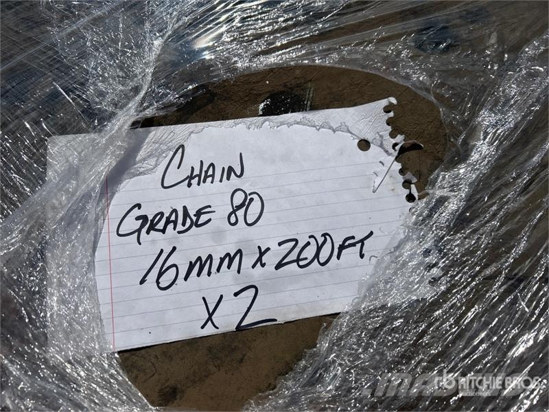  Quantity of (4) Grade 80 Logging Chains Drugi deli
