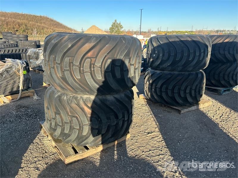 Quantity of (4) Nokian 710/45-26.5 20 PR F Tires 轮胎、车轮、轮圈
