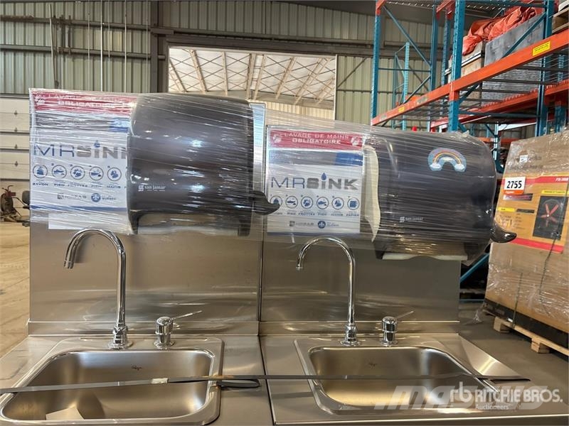  Quantity of (4) Stainless Steel Hand Wash Station Andre komponenter