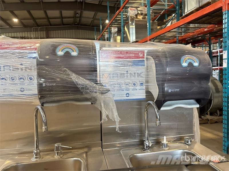 Quantity of (4) Stainless Steel Hand Wash Station Andre komponenter