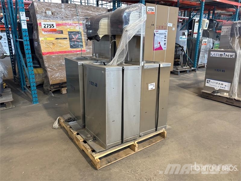 Quantity of (4) Stainless Steel Hand Wash Station Andre komponenter