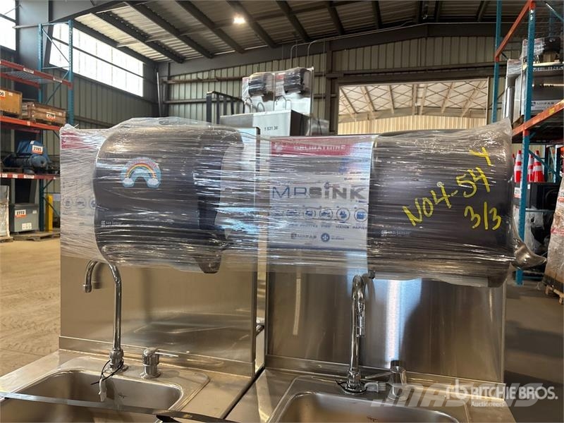 Quantity of (4) Stainless Steel Hand Wash Station Andre komponenter