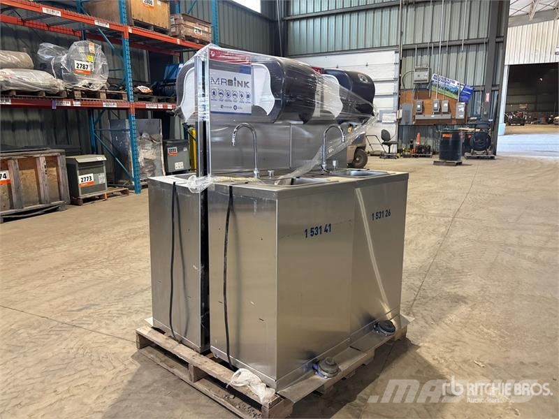 Quantity of (4) Stainless Steel Hand Wash Station Andre komponenter