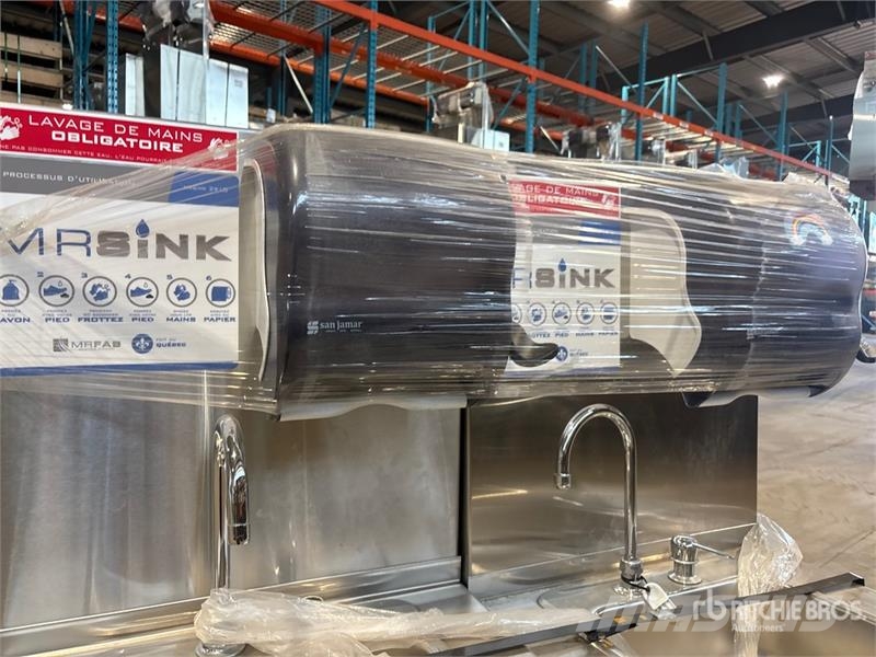 Quantity of (4) Stainless Steel Hand Wash Station Andre komponenter