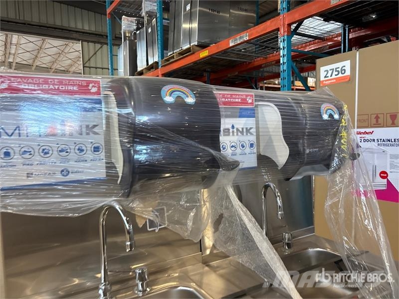 Quantity of (4) Stainless Steel Hand Wash Station Andre komponenter