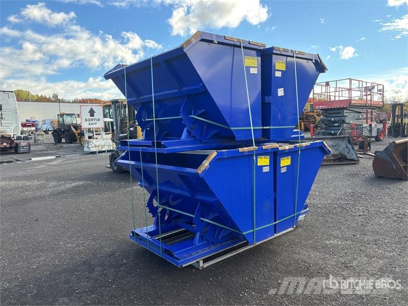 Quantity of (4) Suihe N-1.5CY-2 Self-Dumping Hopp Çöp kova ve depolari