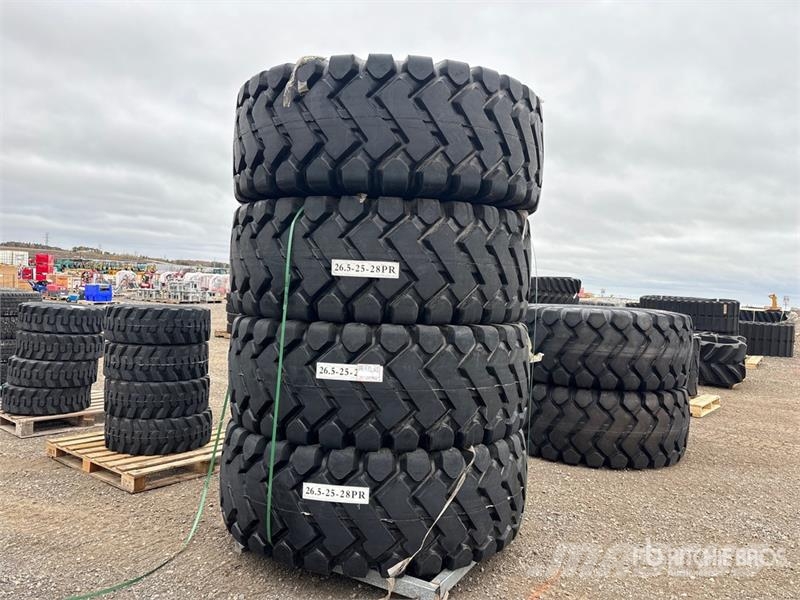 Quantity of (4) Suihe T23.5 23.5x25 Tires (Unused Tyres, wheels and rims