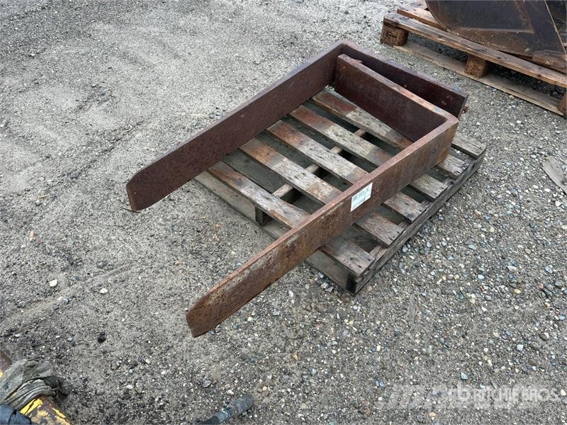  Quantity of 48 in Wheel Loader Fork Tines Andre komponenter