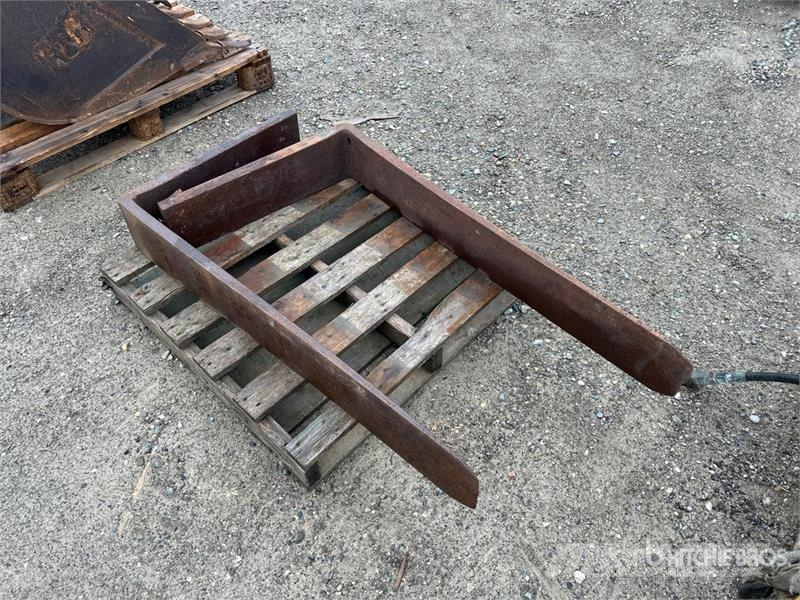  Quantity of 48 in Wheel Loader Fork Tines Andre komponenter