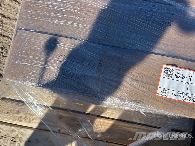  Quantity of (48) Ratchet Straps (Unused) Otros componentes