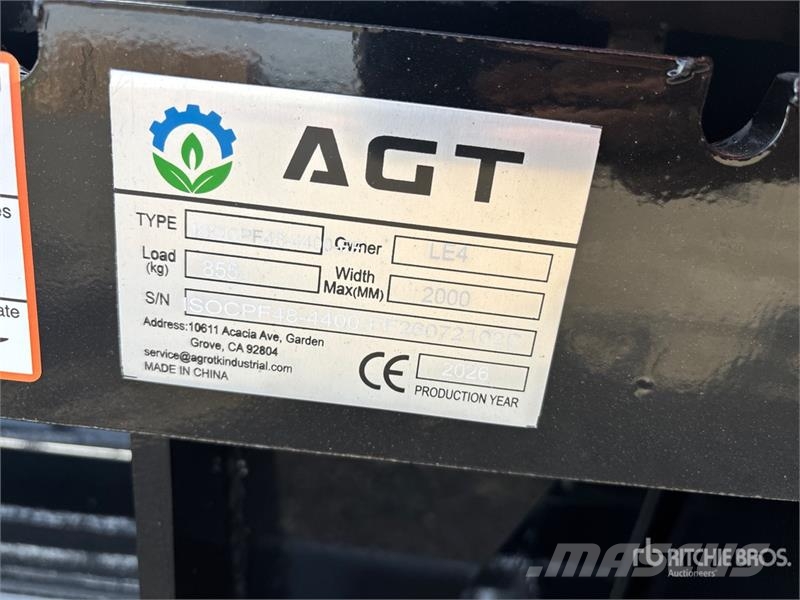  Quantity of (5)  AGT ISOCPF48-4400-FF 48 in 4400 l Furci