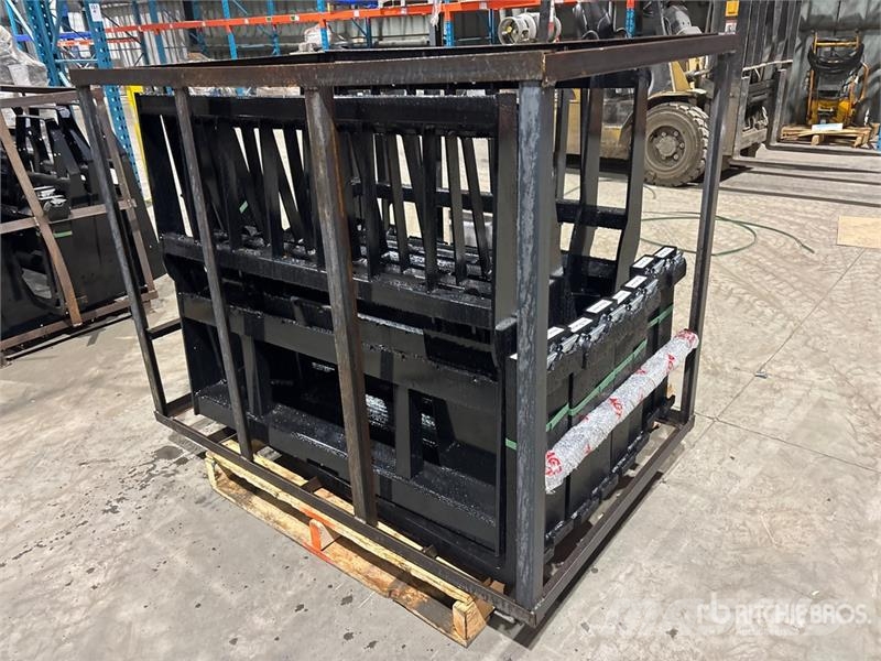 Quantity of (5) AGT SA-100 48 in Skid Steer Forks Fourche