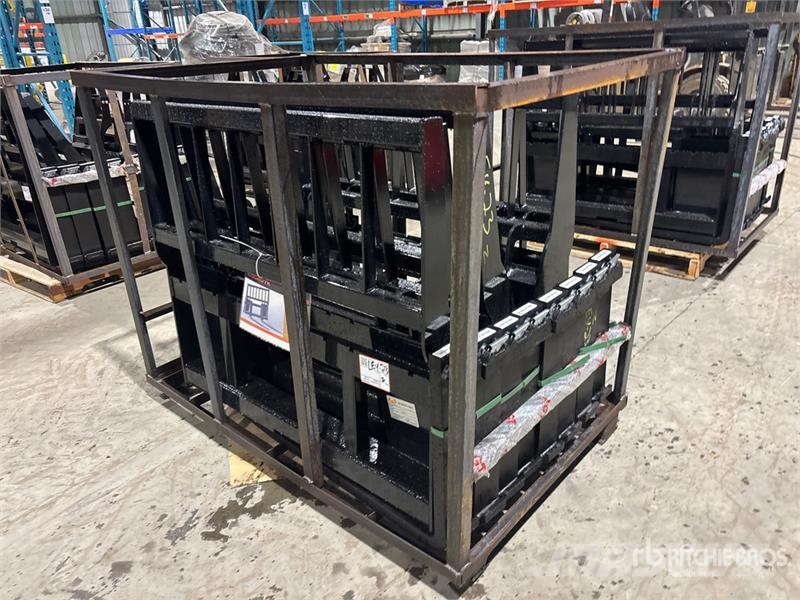 Quantity of (5) AGT SA-100 48 in Skid Steer Forks Fourche