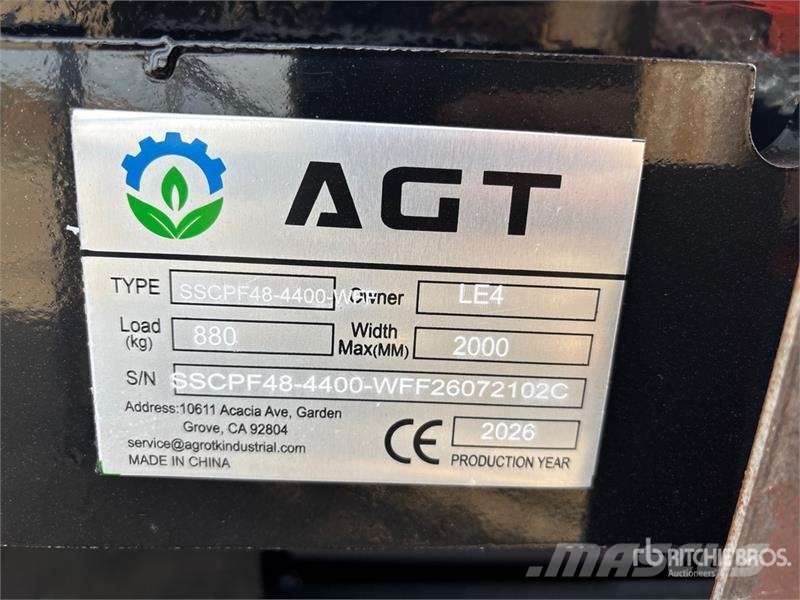 Quantity of (5) AGT SSCPF48-4400-WFF Skid Steer F Furci