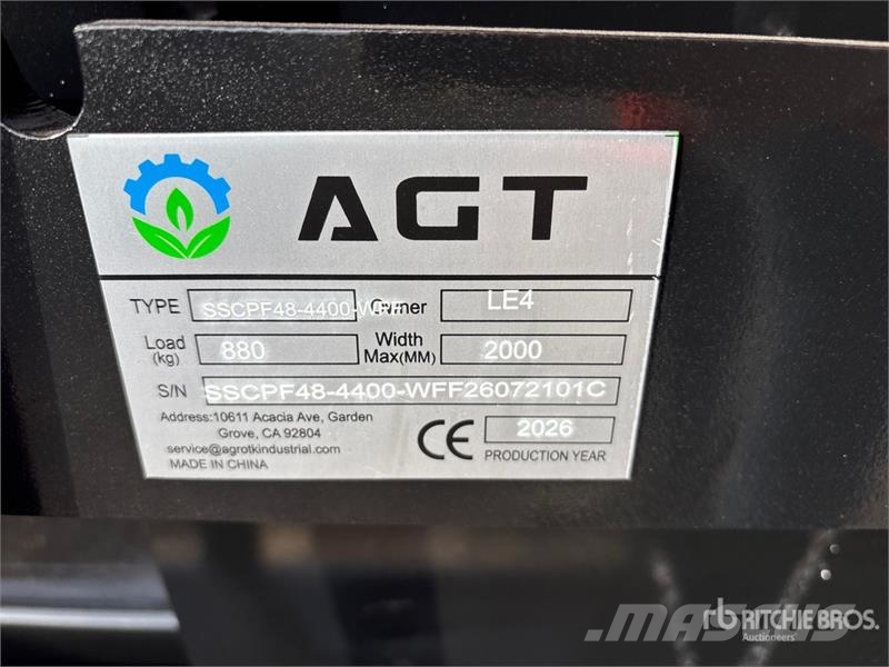 Quantity of (5) AGT SSCPF48-4400-WFF Skid Steer F Furci