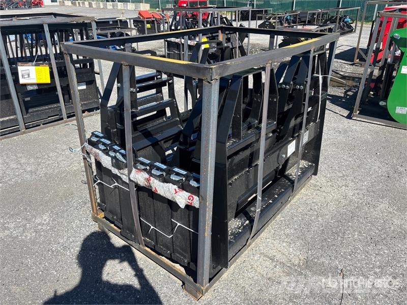  Quantity of (5)  AGT SSCPF48-4400-WFF Skid Steer F フォーク