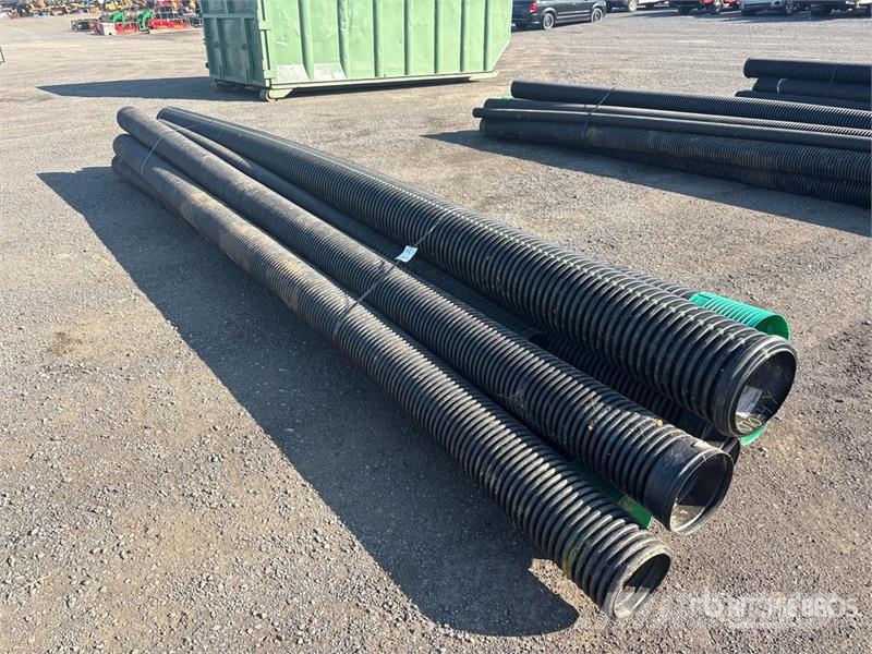 Quantity of (5) Corrugated HDPE Drainage Pipe Irrigation systems