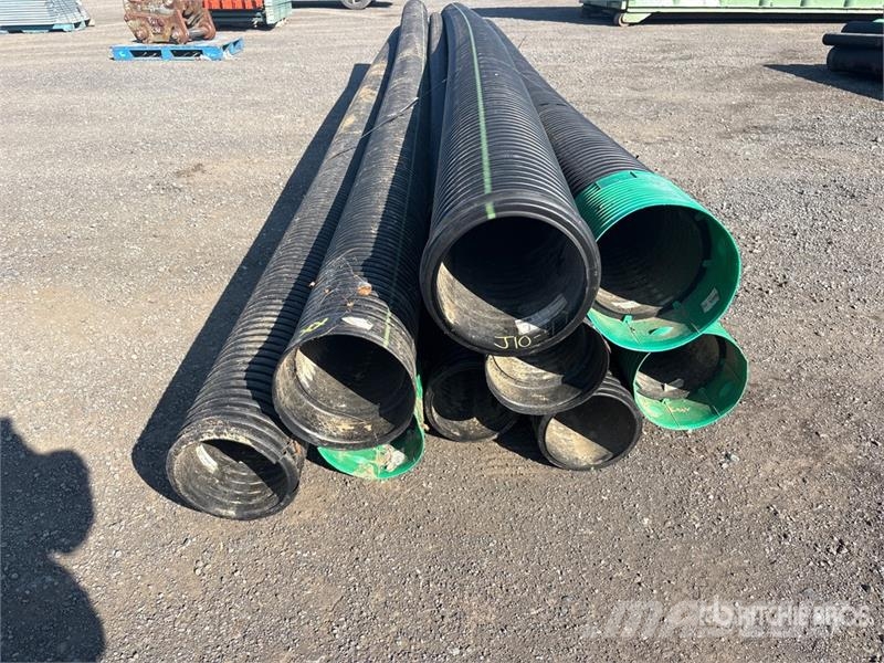 Quantity of (5) Corrugated HDPE Drainage Pipe Irrigation systems