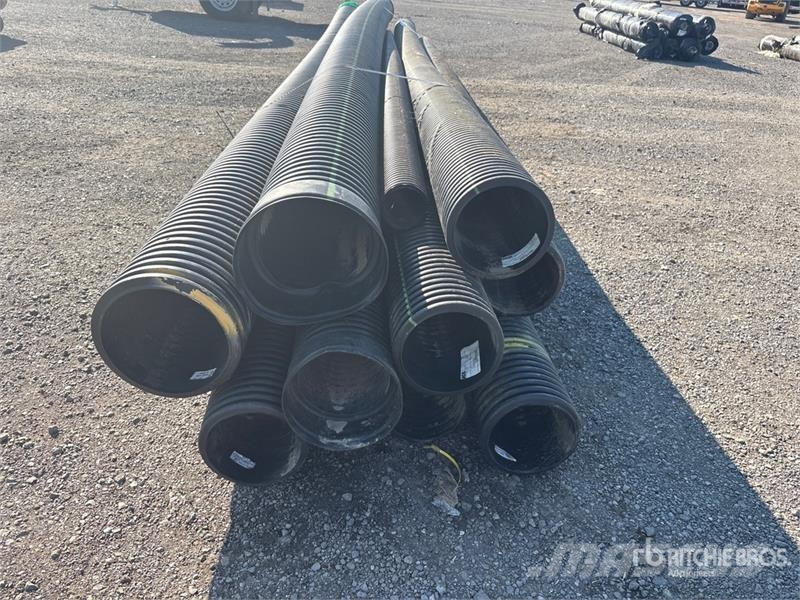 Quantity of (5) Corrugated HDPE Drainage Pipe Irrigation systems