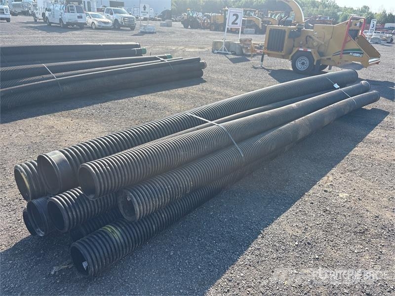 Quantity of (5) Corrugated HDPE Drainage Pipe Irrigation systems