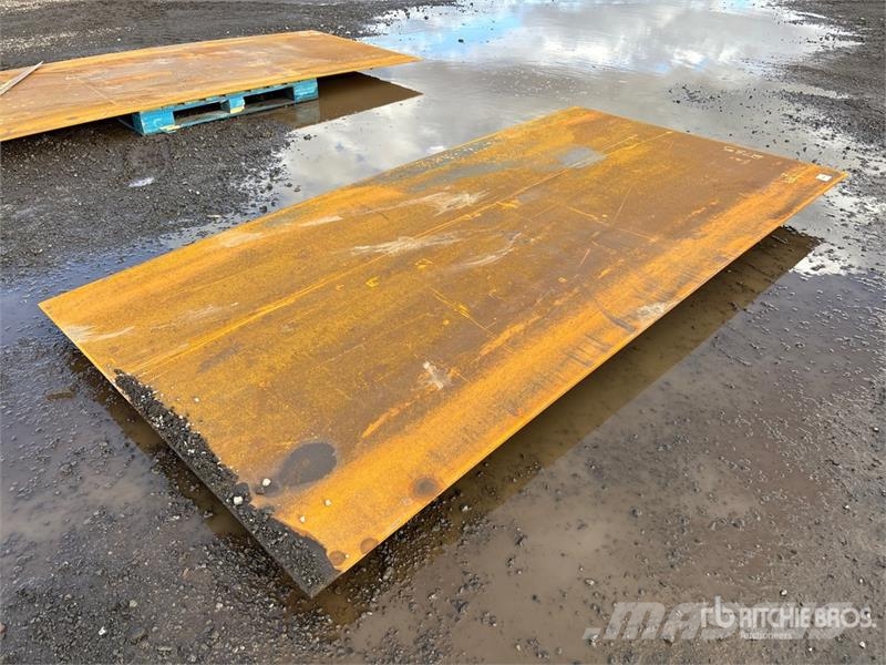  Quantity of 5 ft x 10 ft (0.5 in Thick) Steel Plat مكونات أخرى
