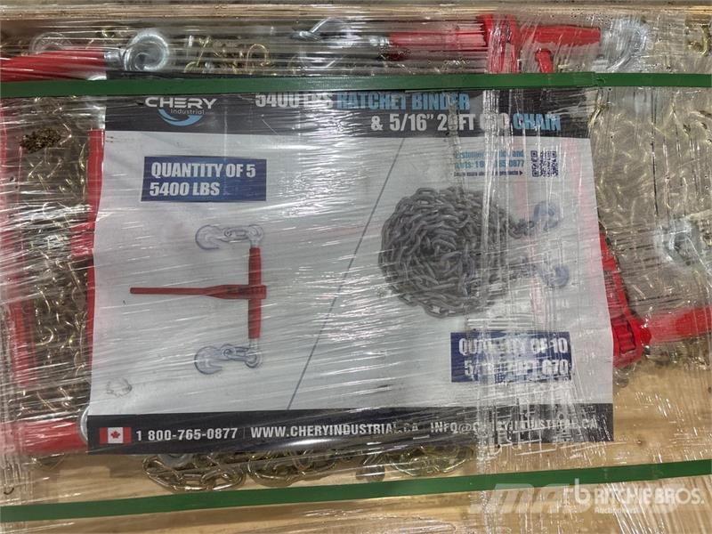 Quantity of (5) Greatbear 5400 lbs Ratchet Binder Ostale komponente za građevinarstvo