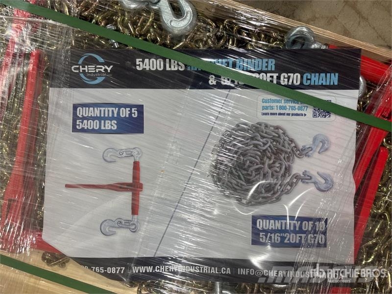 Quantity of (5) Greatbear 5400 lbs Ratchet Binder Ostale komponente za građevinarstvo